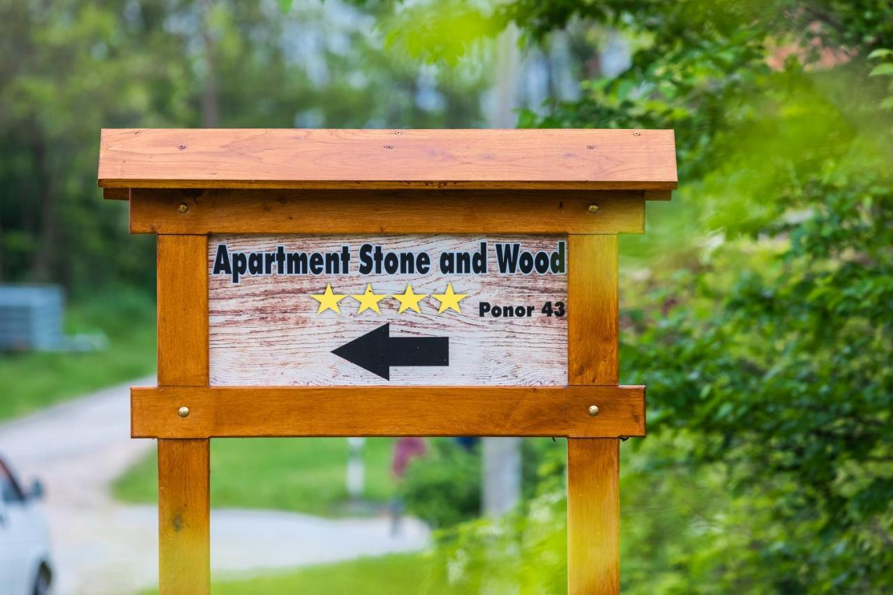 Apartment Stone And Wood Cetingrad Exterior foto